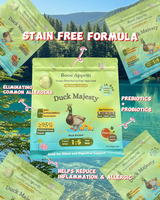 Duck Majestic BARF - Tear Stain & Hypoallergenic Formula 【500g】