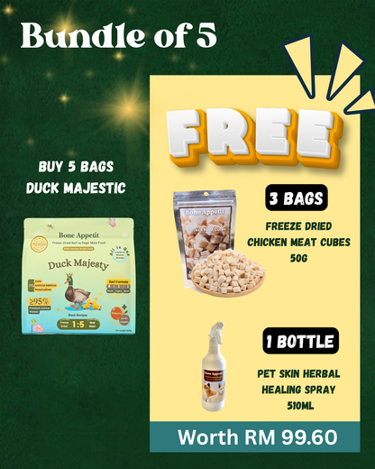 Duck Majestic BARF - Tear Stain & Hypoallergenic Formula 【500g】