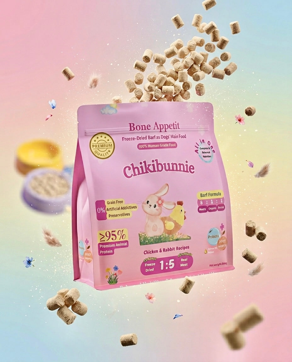 Chikibunnie BARF - Digestive Care & Bone Health Formula 【500g】