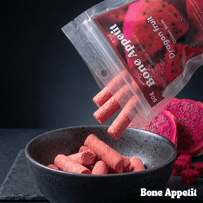 Dragon Fruit Chicken Sticks | Freeze Dried Dog & Cat Treats 【50g】