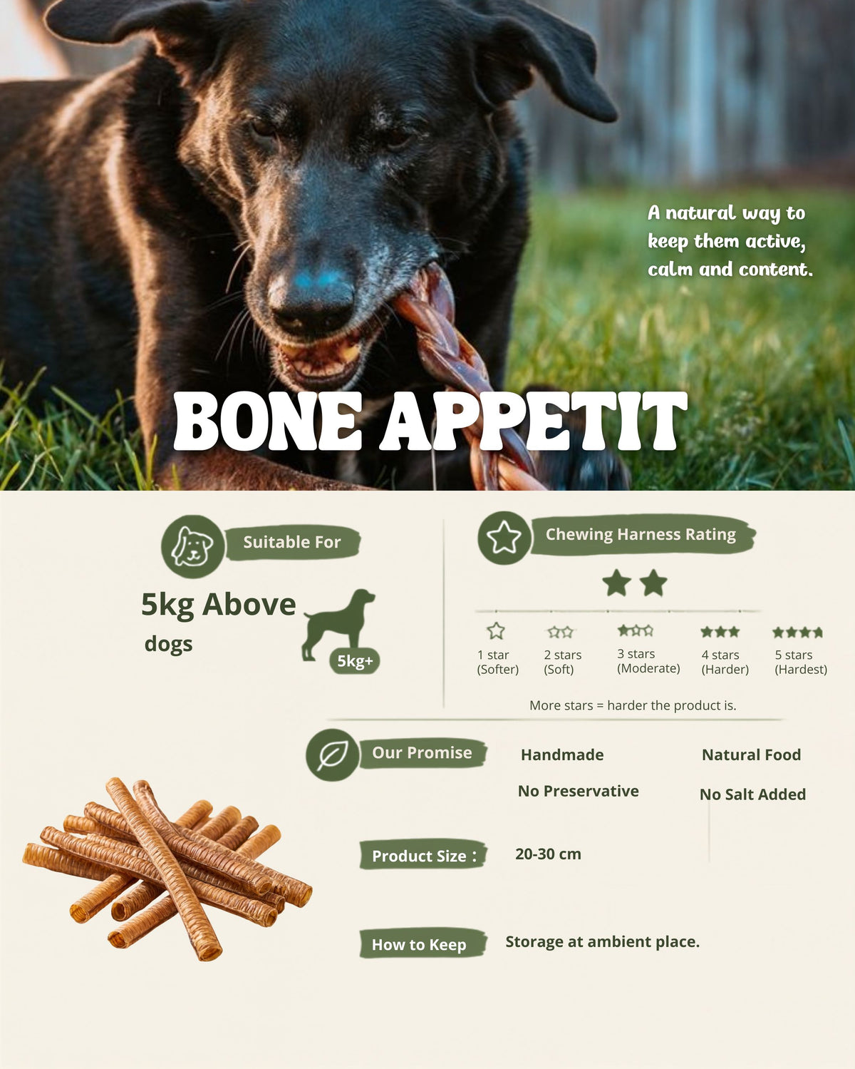 Air Dried Dog Chewing Snack | PORK & GOOSE Series