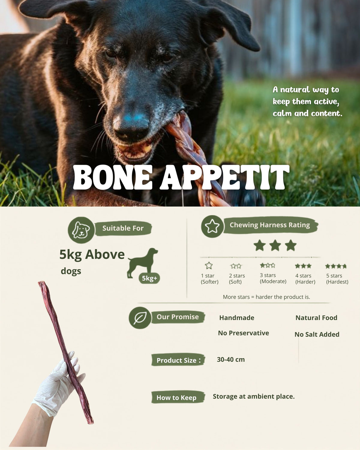 Air Dried Dog Chewing Snack | PORK & GOOSE Series