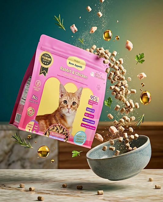 Rabbit & Chicken BARF - Digestive Care & Joint Support Formula【500g】