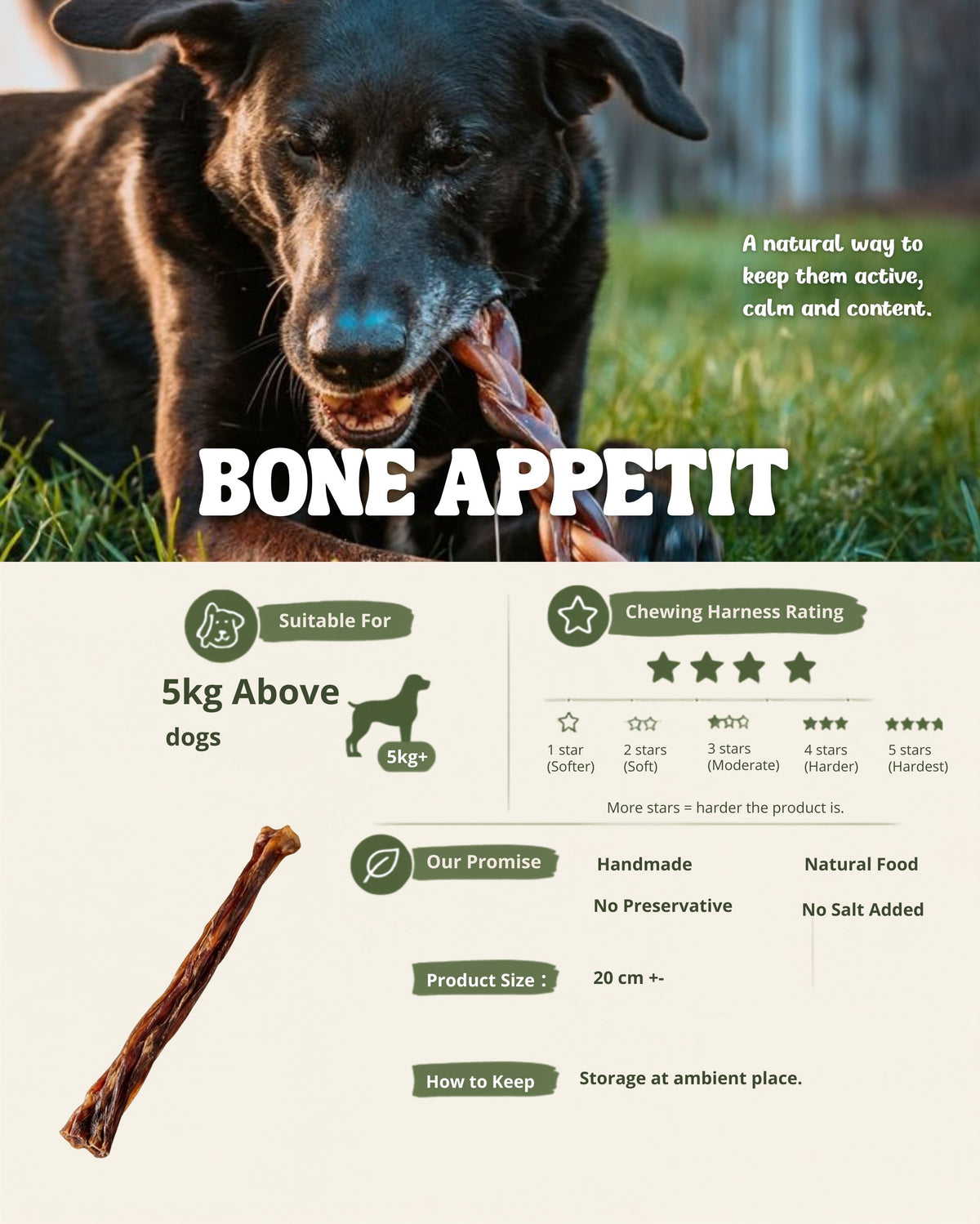 Air Dried Dog Chewing Snack | PORK & GOOSE Series