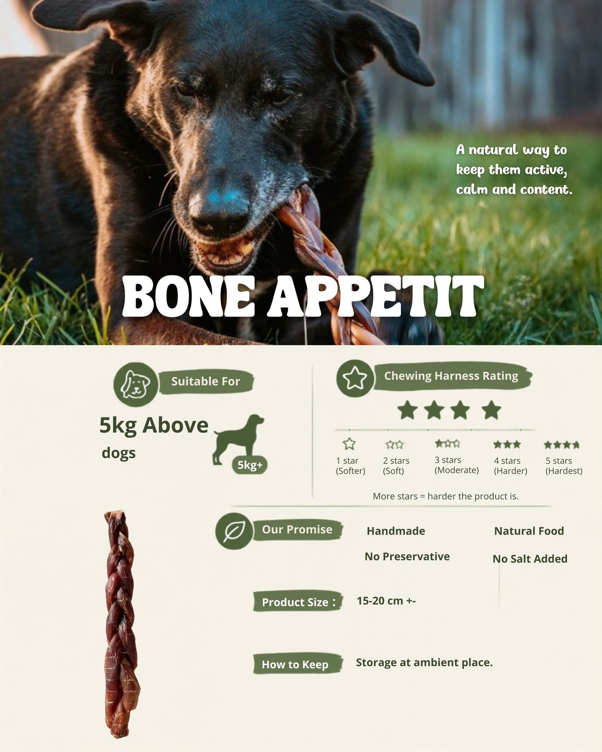 Air Dried Dog Chewing Snack | PORK & GOOSE Series