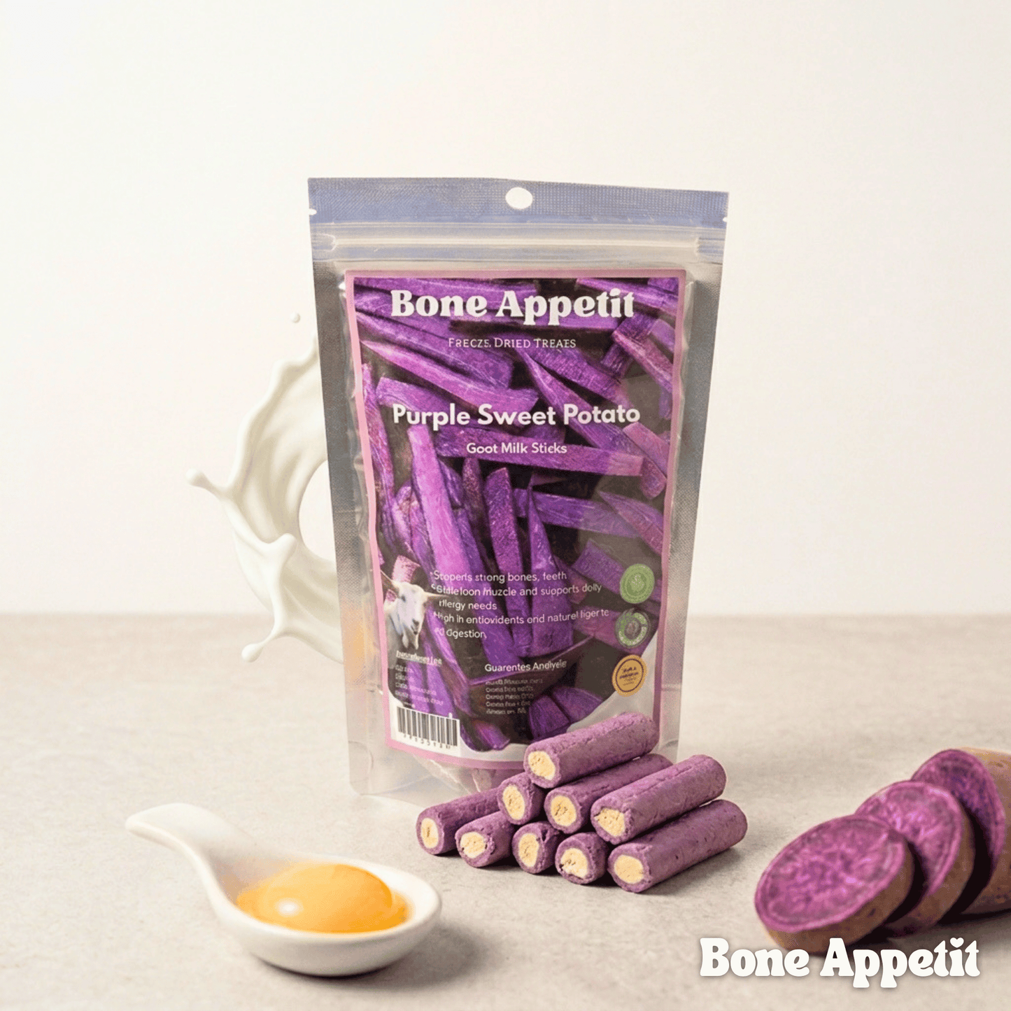 Purple Sweet Potato Goat Milk Sticks【50g】
